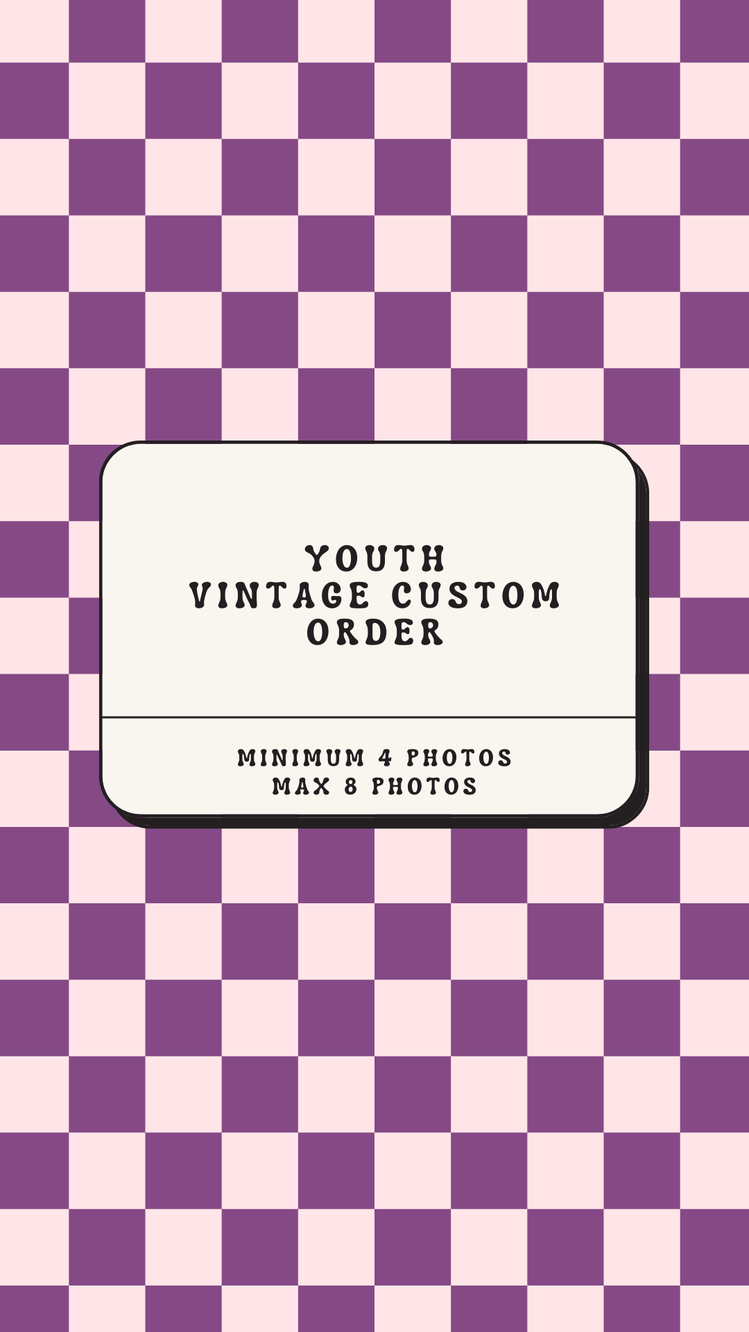 Custom Youth Vintage Shirt