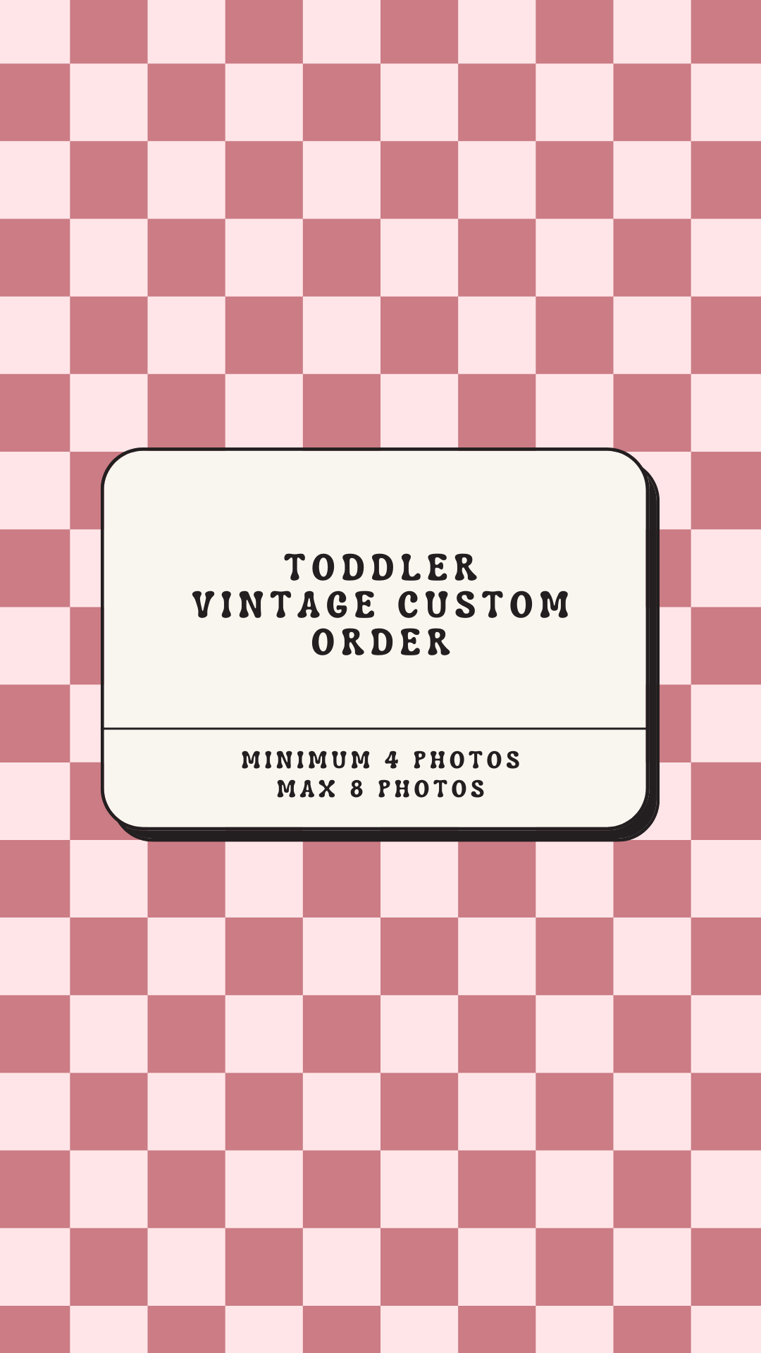 Custom Toddler Vintage Shirt