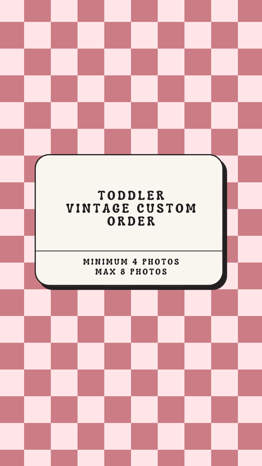 Custom Toddler Vintage Shirt