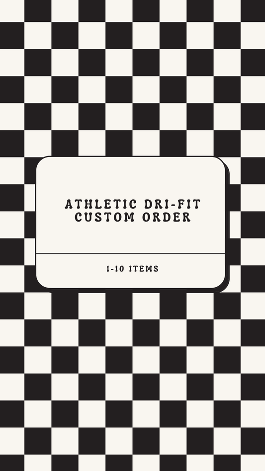 Custom Order Adult Athletic Dri-Fit
